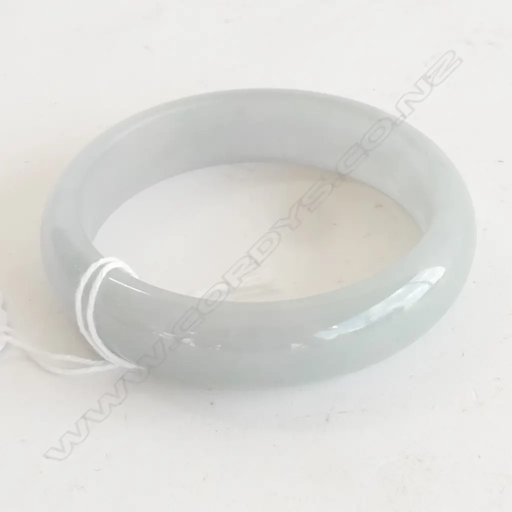 PALE JADE BANGLE 55mm int. dia. Image 1++