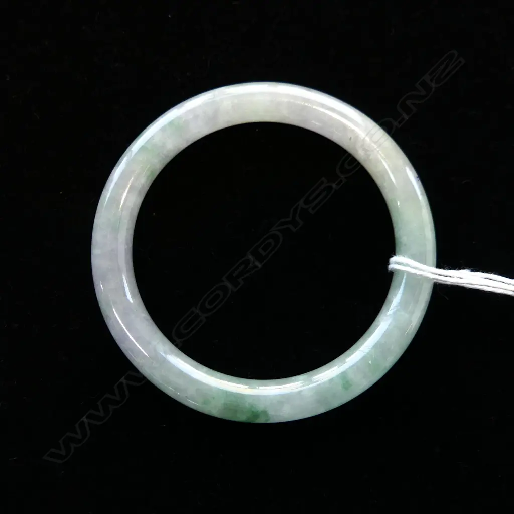 PALE JADE BANGLE 50mm int. dia. Image 1++