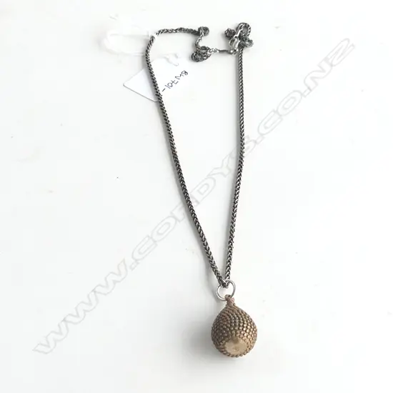 BRONZE PENDANT & CHAIN BY JEWELLER KIM BRICE