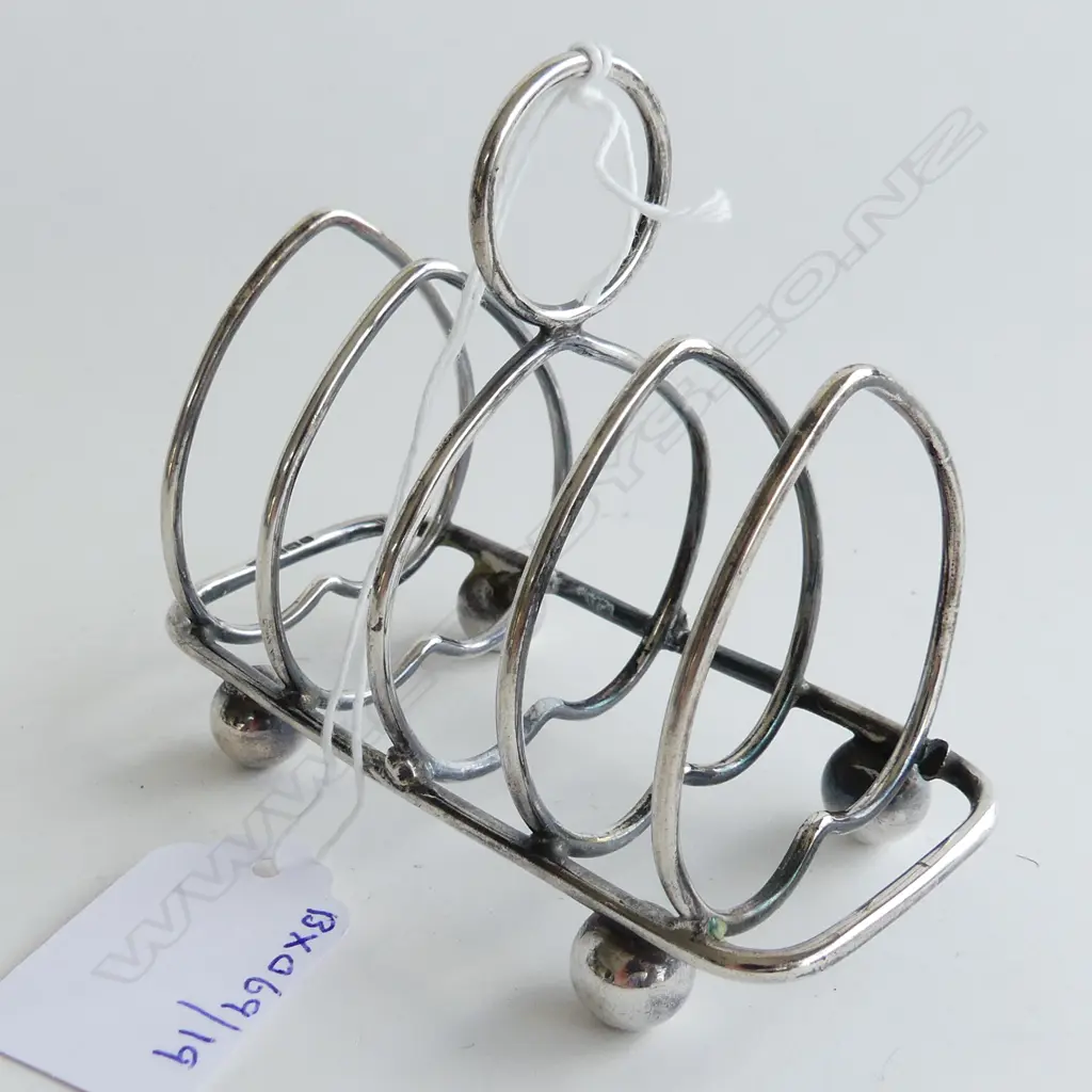 S/SILVER TOAST RACK L95MM 64grms Image 1++