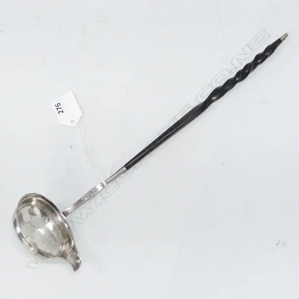 UNMARKED SILVER TODDY LADLE L.330mm Image 1++