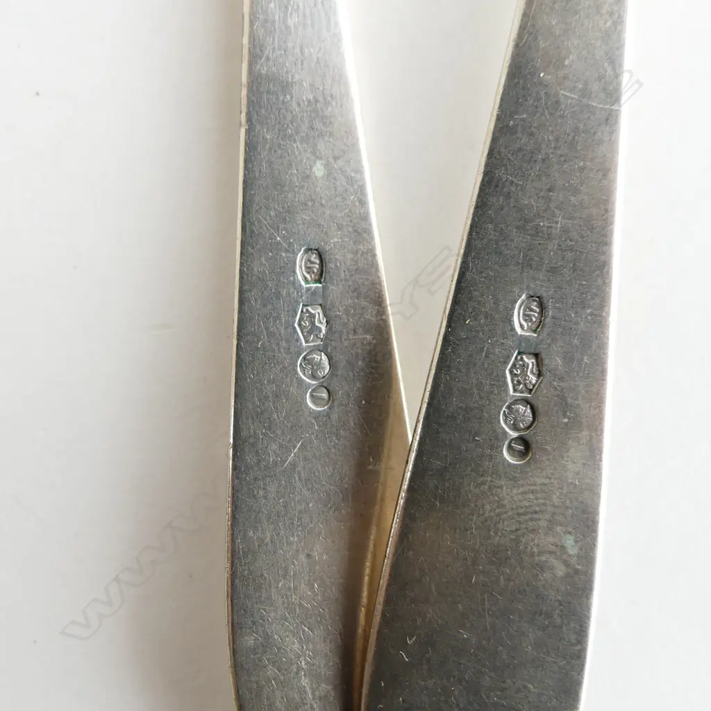 2 PCES DUTCH 833 SILVER; FORK & SPOON 80 GRAMS 1935 Image 1++