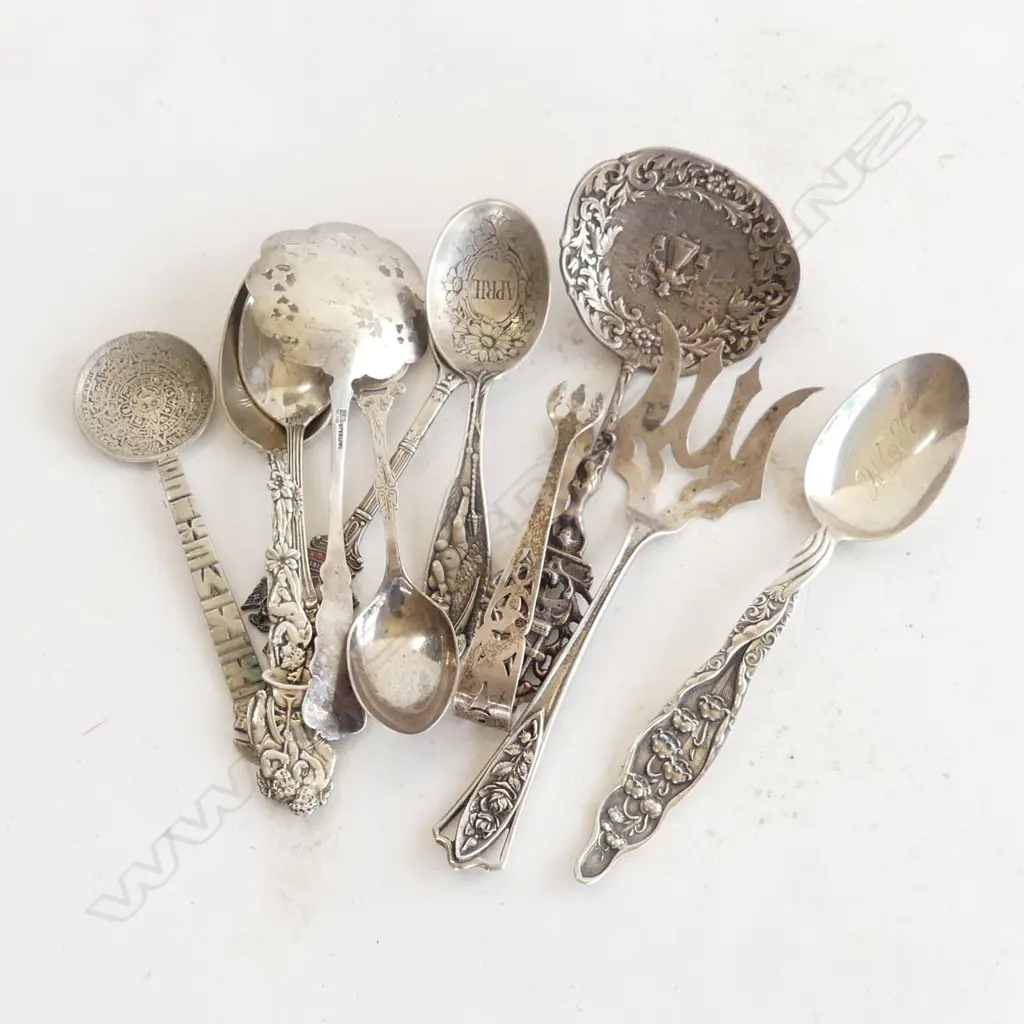 11 ASST. STG SPOONS 206 GRAMS Image 1++