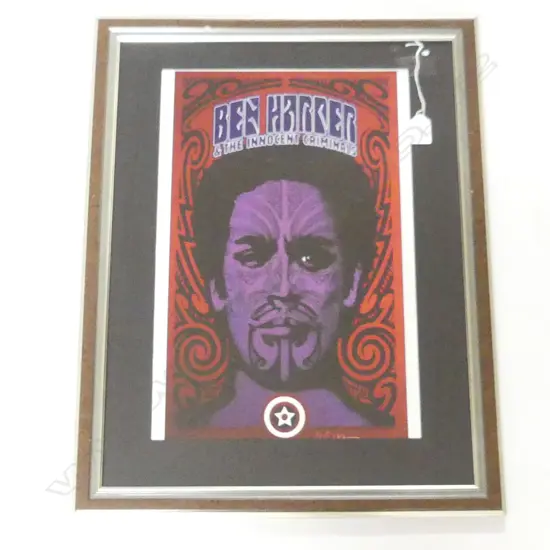 FRAMED PRINT; BEN HARPER & THE INNOCENT CRIMINALS 440x265mm