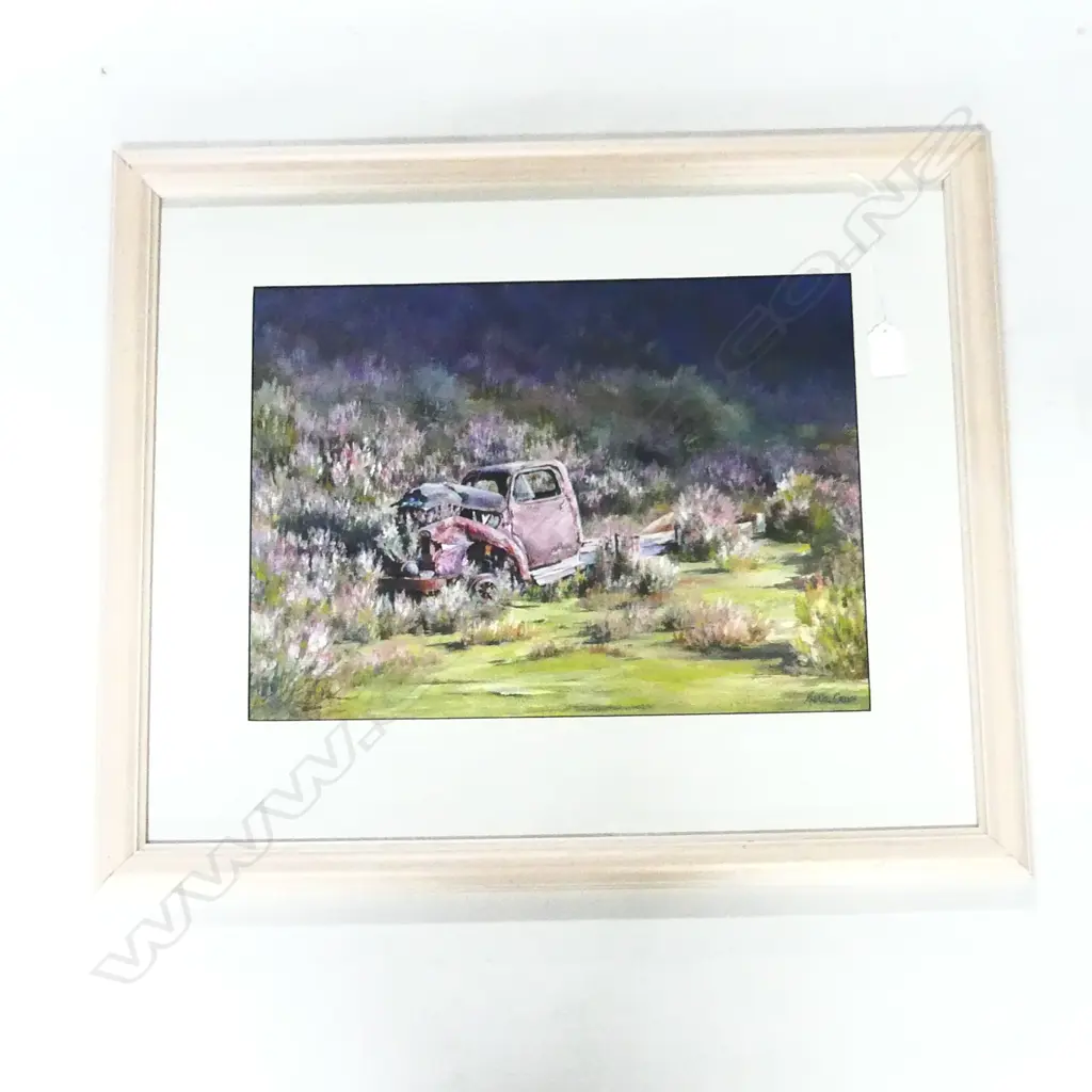 MARIE CROSS 'HEATHER RESTING PLACE' PASTEL ON PAPER 300x410mm Image 1++