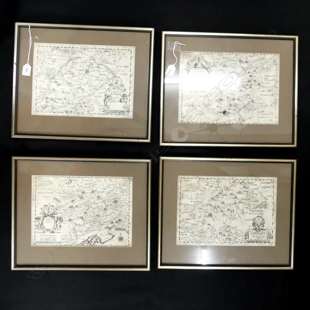 4 18thC MAPS OF EUROPE 220x310mm Image 1++