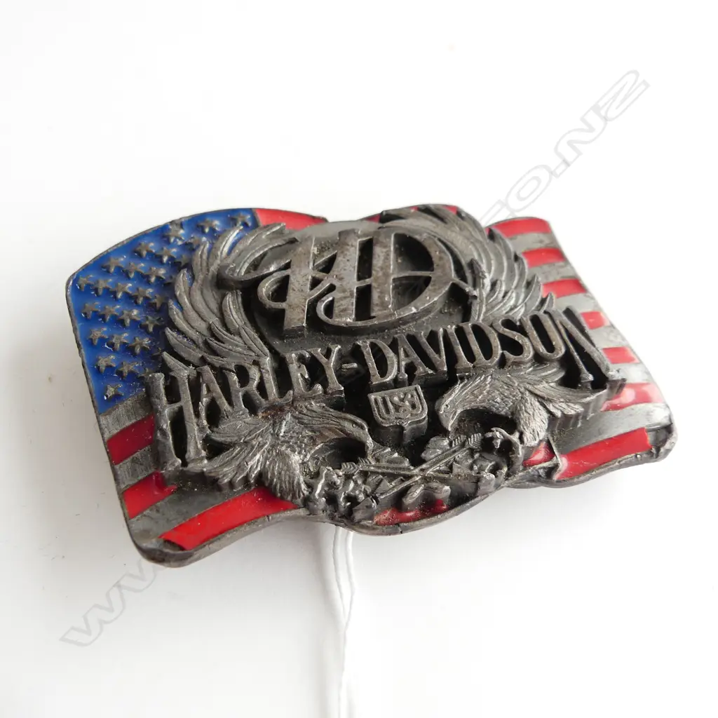 HARLEY DAVIDSON BELT BUCKLE L. 85MM,  MADE IN USA  Image 1++
