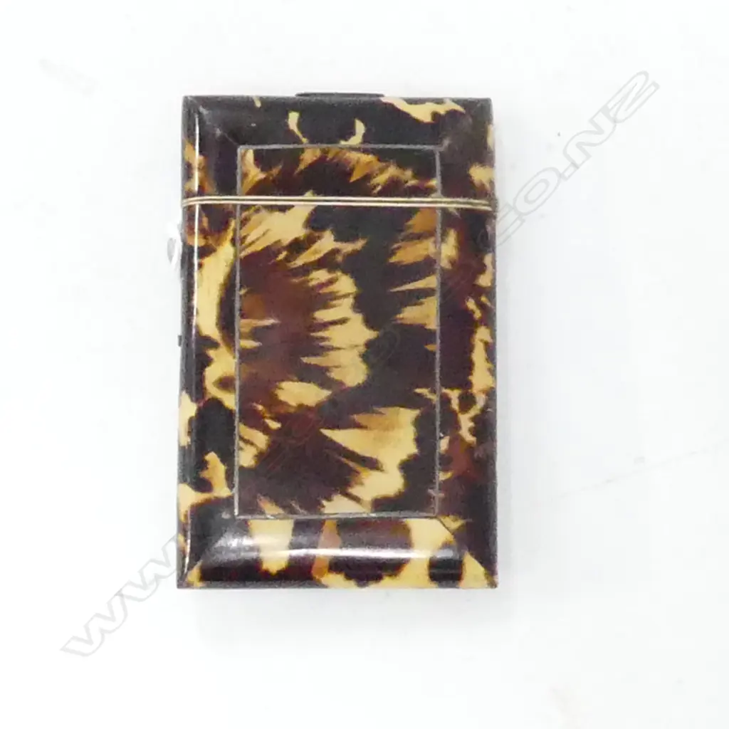 TORTOISESEHLL CARD CASE 90x55mm Image 1++