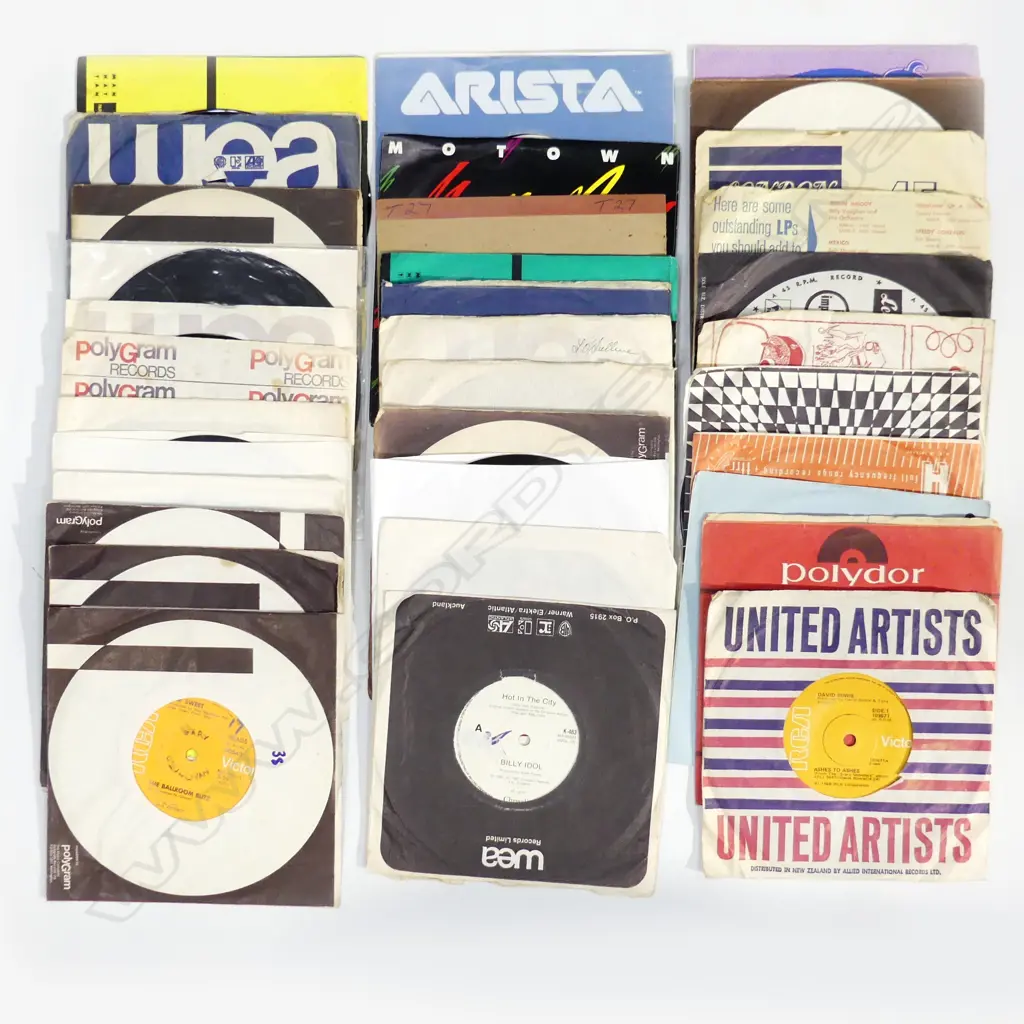 34 ASST POP & ROCK 45’S CONDITION VARIES Image 1++