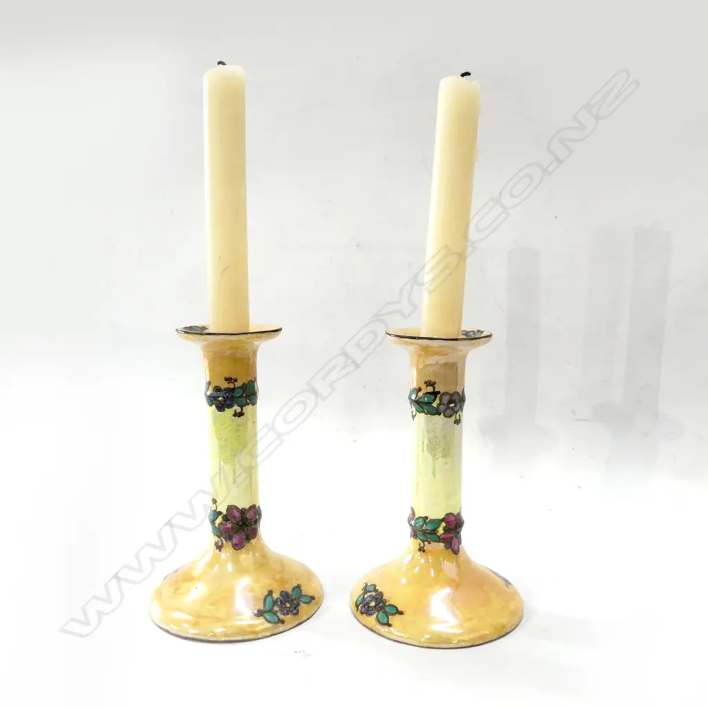 PR MALING GOLD LUSTRE CANDLE STICKS H.170mm Image 1++