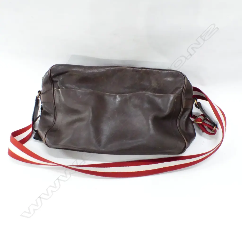 BALLY OF SWITZERLAND BROWN LEATHER CROSS BODY BAG, MADE IN ITALY L. 460mm Image 1++