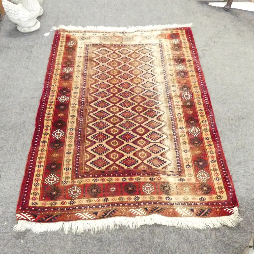 HAND KNOTTED ALL WOOL RUG 1430x1020mm... Image 1++