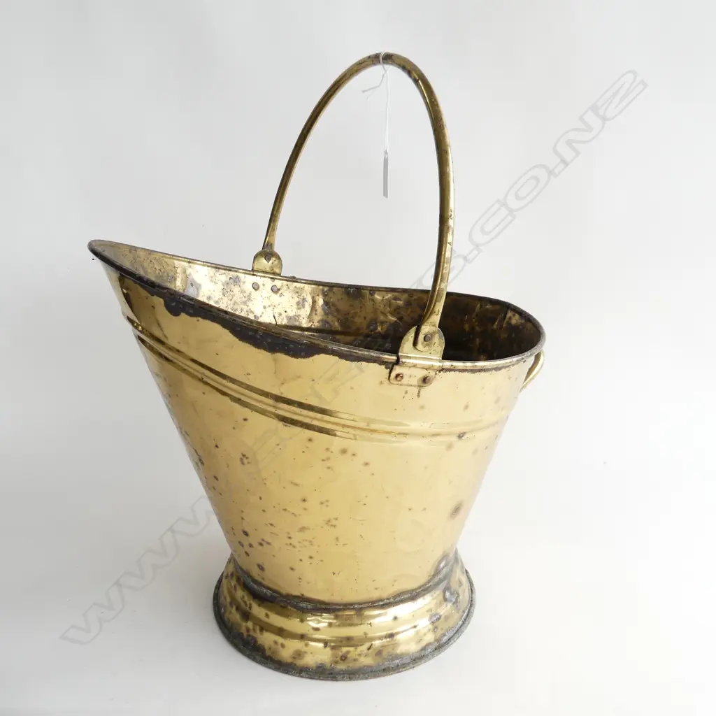 BRASS COAL BUCKET H.330mm Image 1++