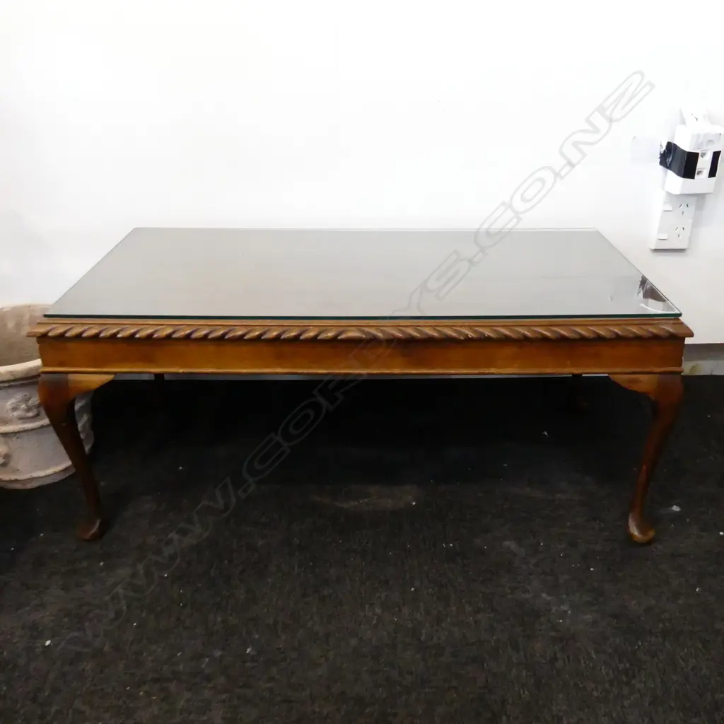 MAHOGANY COFFEE TABLE 920x460x380mm Image 1++
