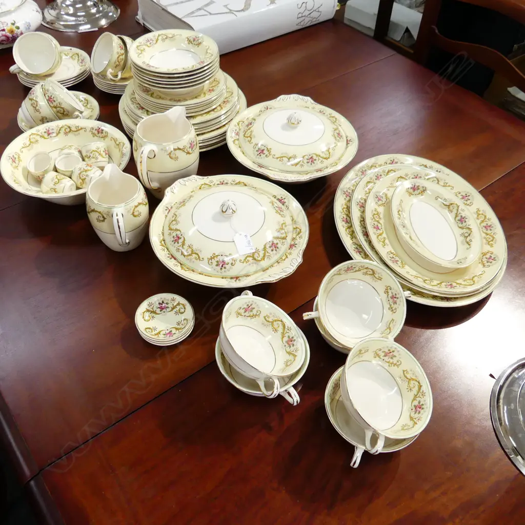 LG JOHNSON BROS. 'PAREEK' PART DINNER SERVICE, 66 PCES APPROX Image 1++