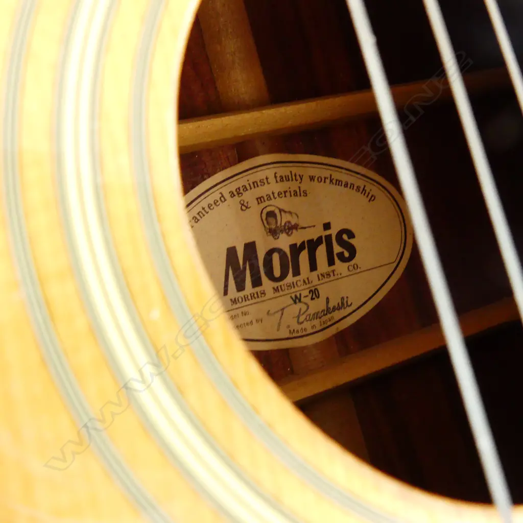 VINTAGE JAPANESE  MORRIS ACOUSTIC GUITAR Image 1++