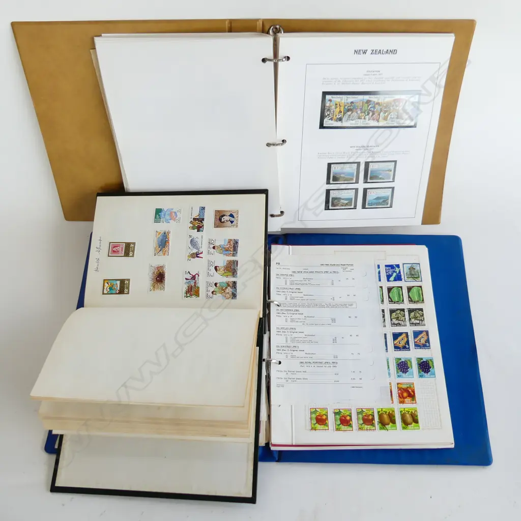 3 NZ STAMP ALBUMS Image 1++