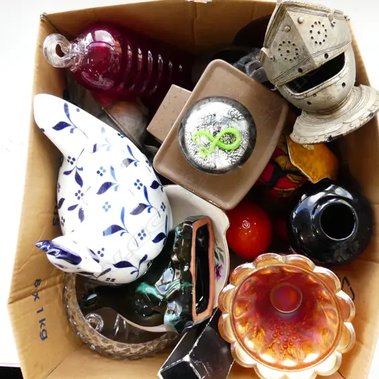 BOX LOT ASST. CERAMICS ETC