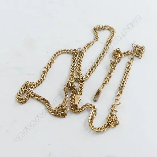 9CT GOLD CHAIN 2.9 GRAMS 40CM