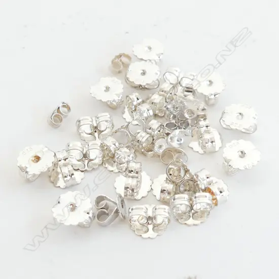 BAG SILVER EARRING BUTTERFLIES lge size