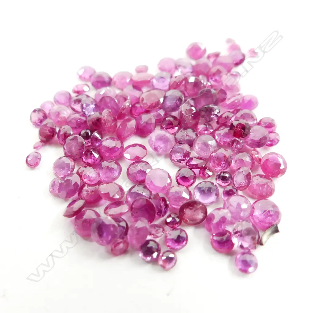 BAG 10CT FACETED RUBIES  Image 1++