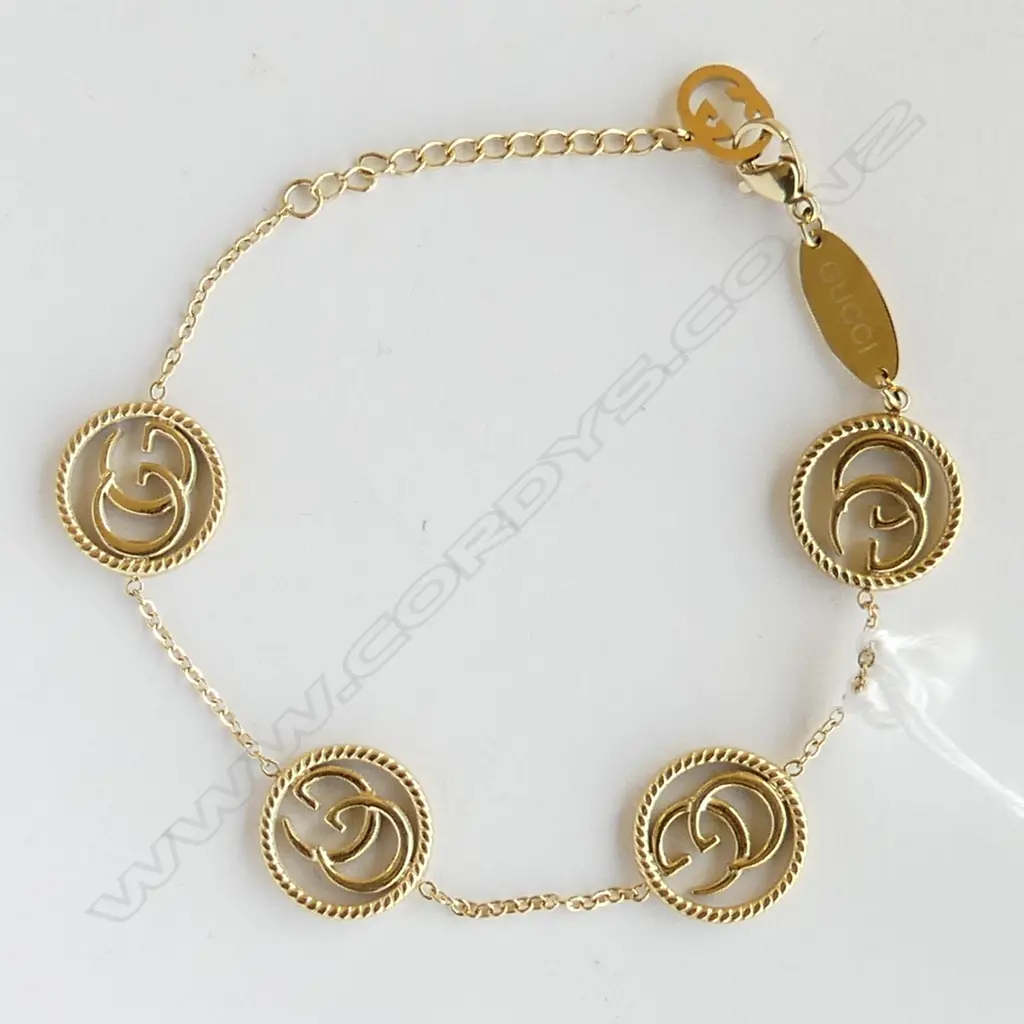 GOLD GILT FAUX GUCCI BRACELET  Image 1++