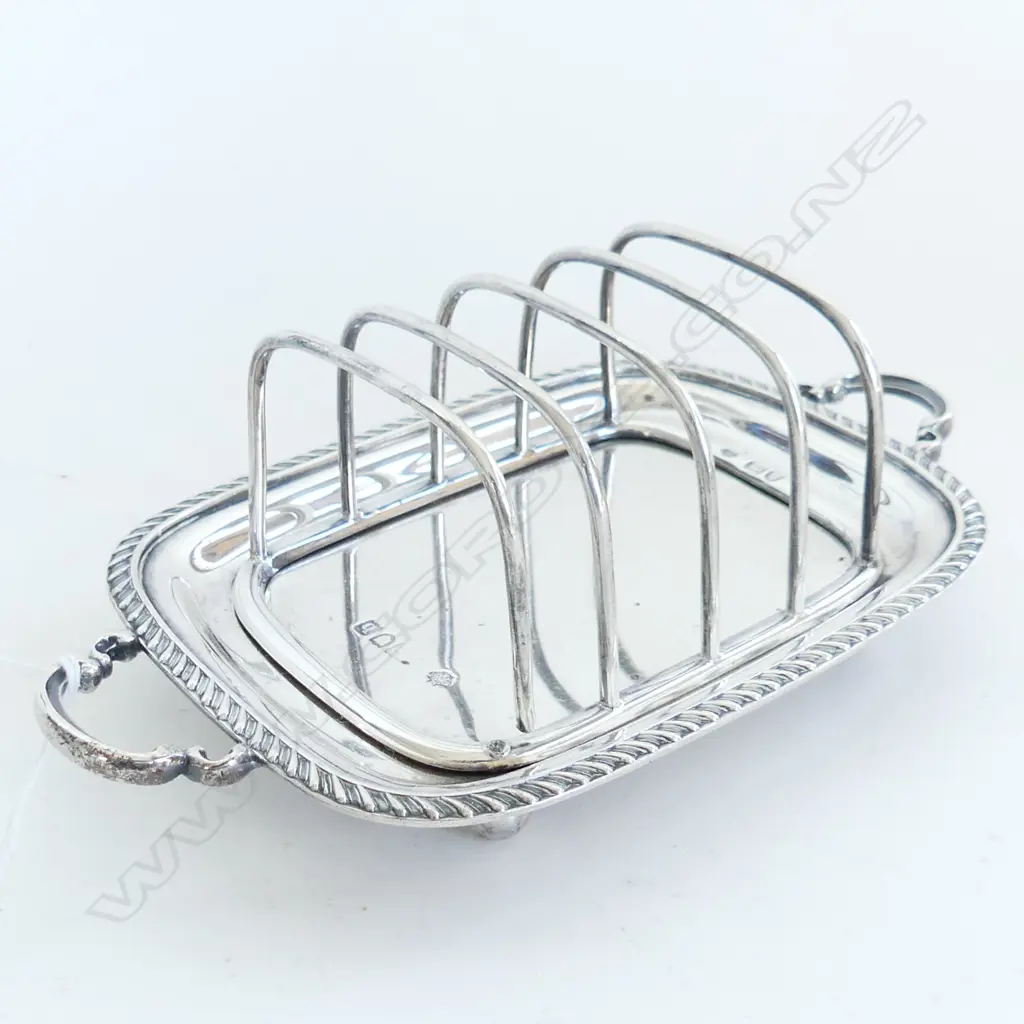 S/SILVER TOAST RACK 192grms  Image 1++