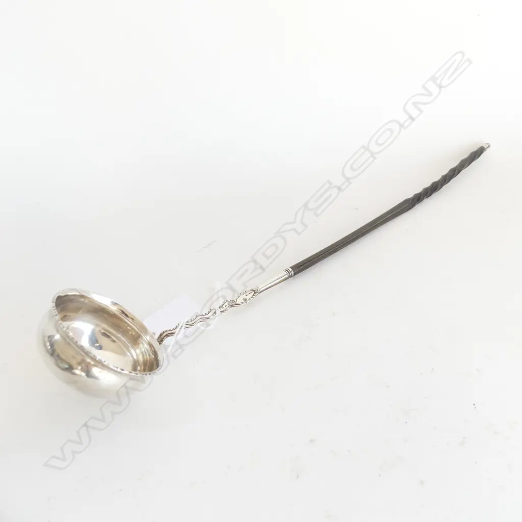GEO.III SILVER TODDY LADLE BALEEN HANDLE 18thC Image 1++