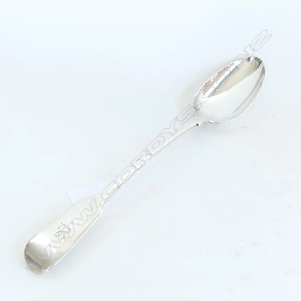 S/SILVER GEO  SERVING SPOON 143grms Image 1++
