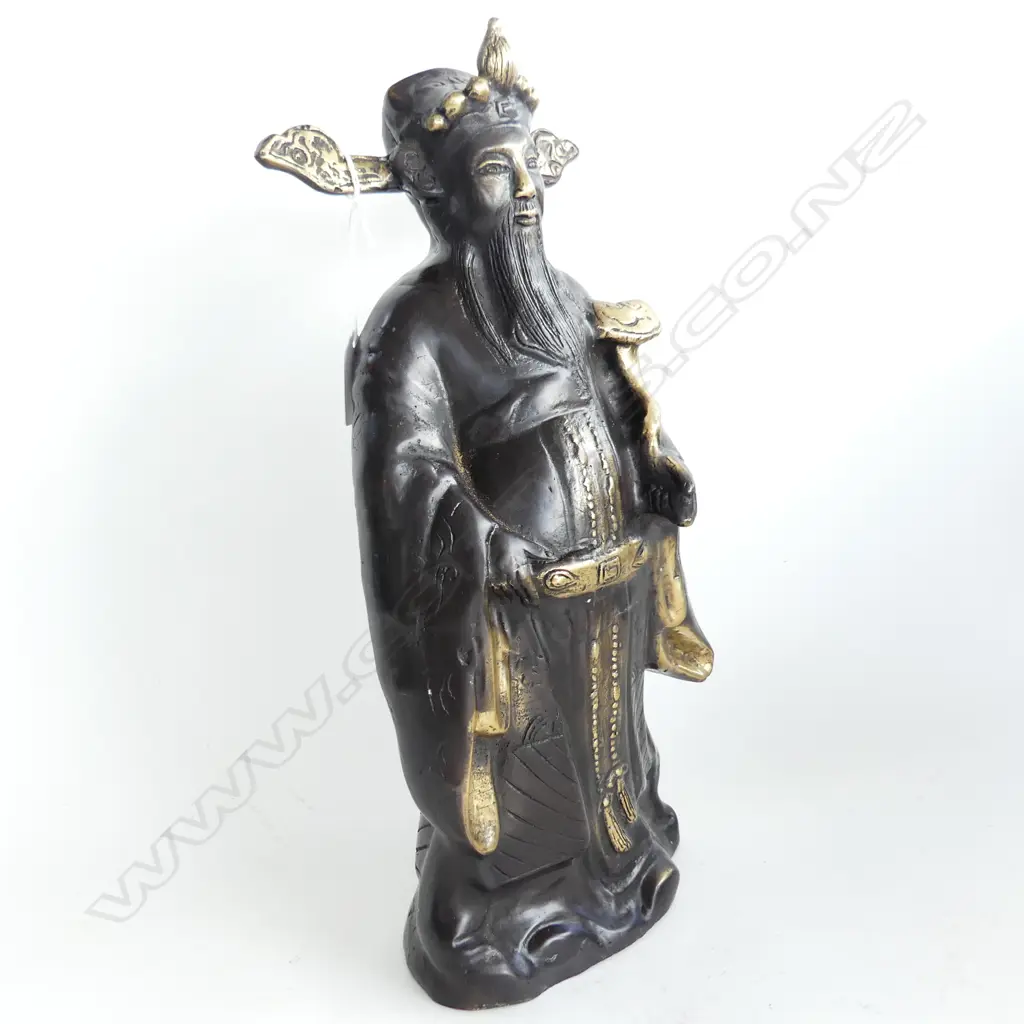 BRONZE ORIENTAL FIGURE H.370mm Image 1++
