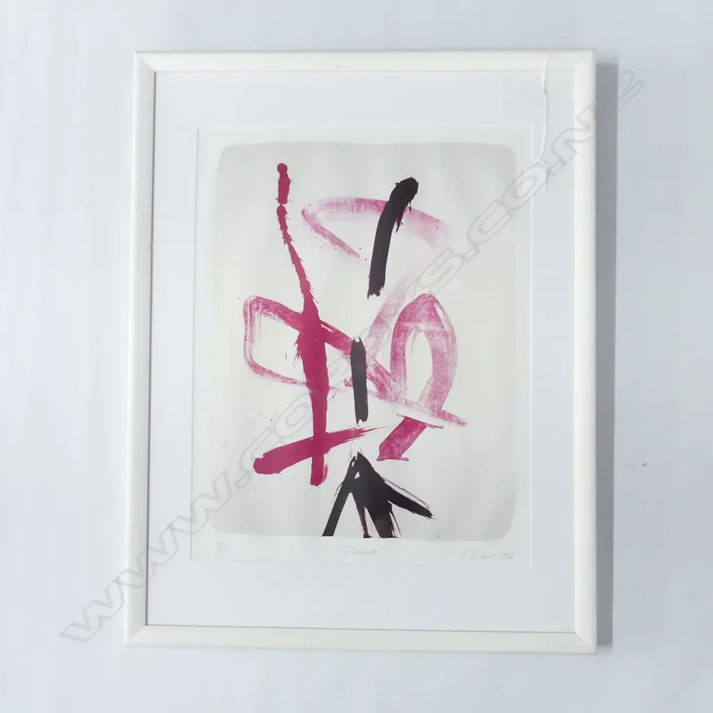 PHILIPA BLAIR (NZ b.1945) 'DUENDE' 7/15 SIGNED & DATED 1986 475x365mm Image 1++