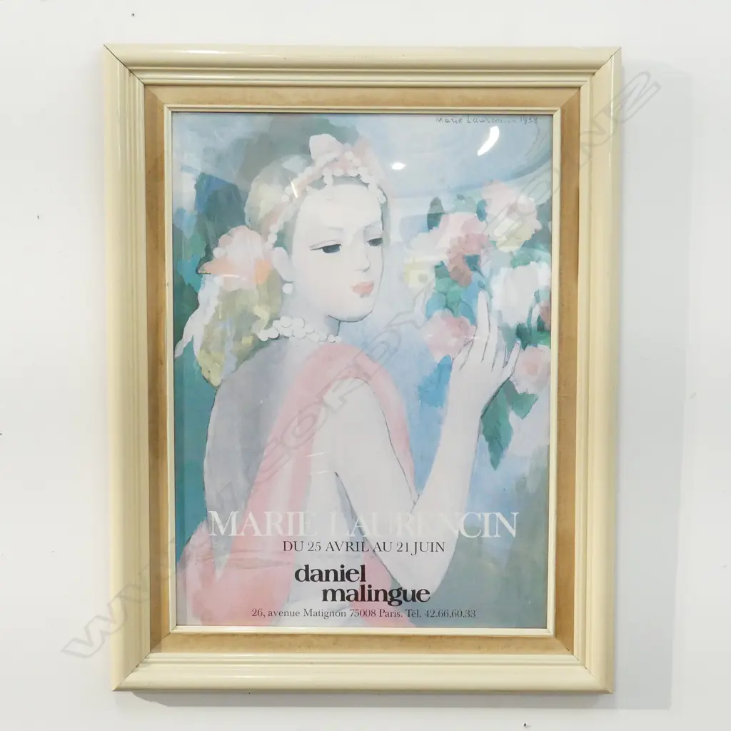  PRINT MARIE LAURENCIN EXHIBITION POSTER Image 1++