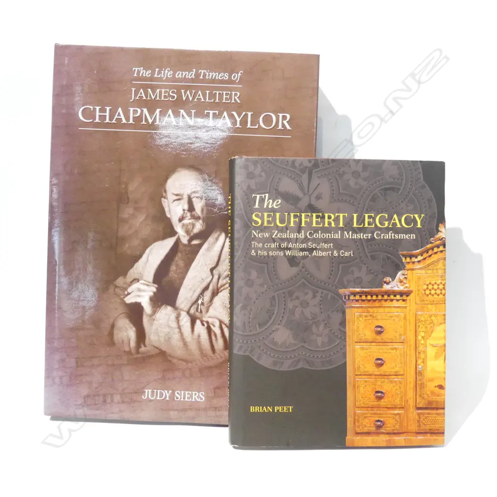 2 BOOKS; SEUFFERT LEGACY - BRIAN PEET, JAMES WALTER CHAPMAN-TAYLOR - JUDY SIERS Image 1++
