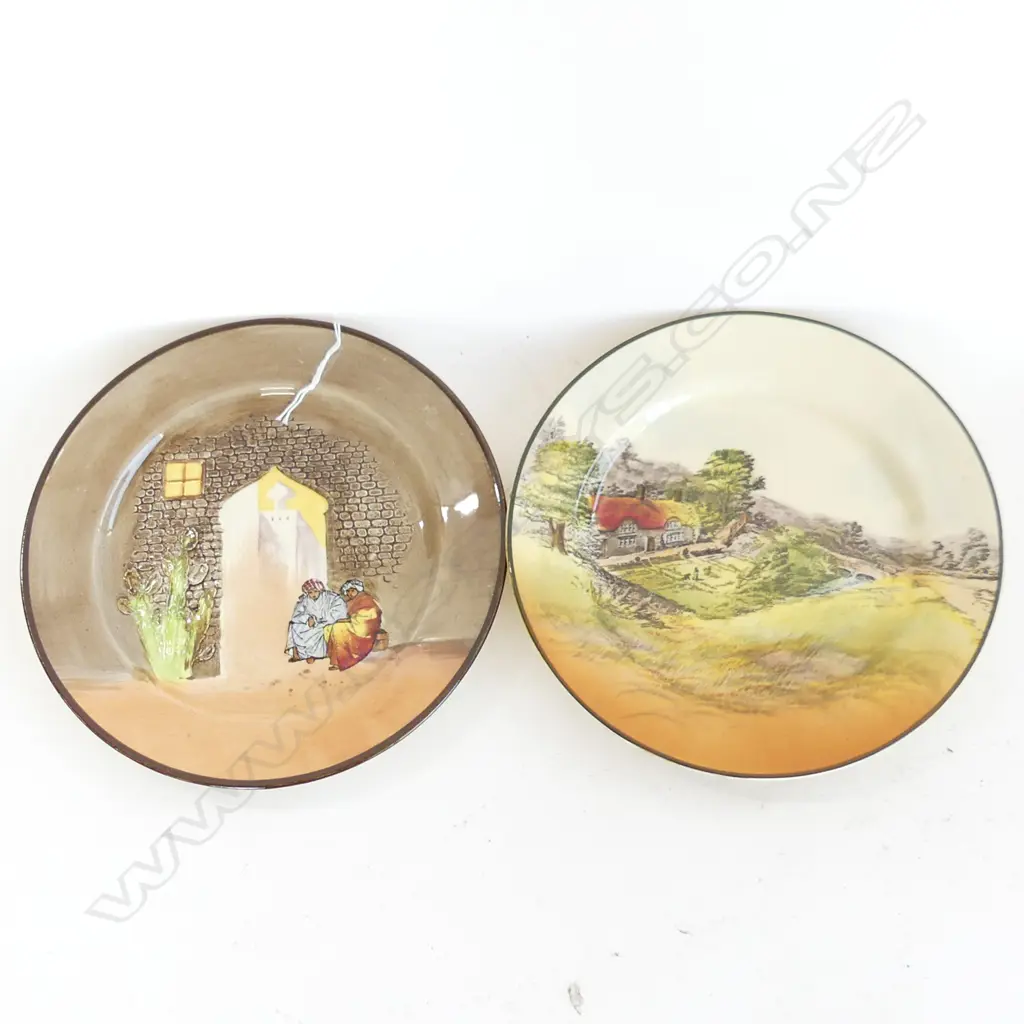 2 RD PLATES ARABIA & RED ROOF PATS Image 1++