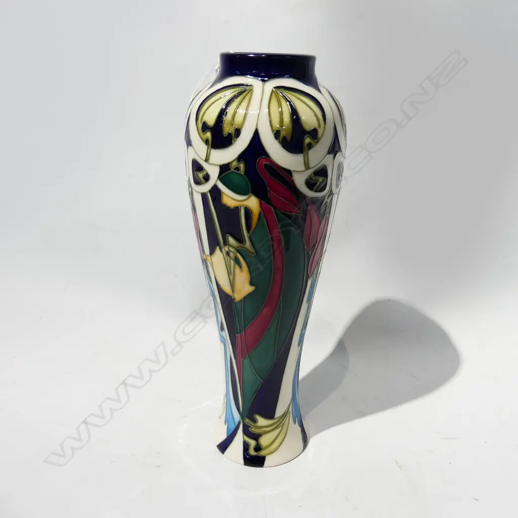 BOXED MOORCROFT VASE  THE WATER GIRL PAT H270MM Image 1++