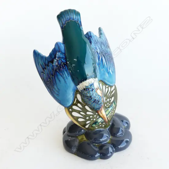 BOXED MOORCROFT KING FISHER H180MM