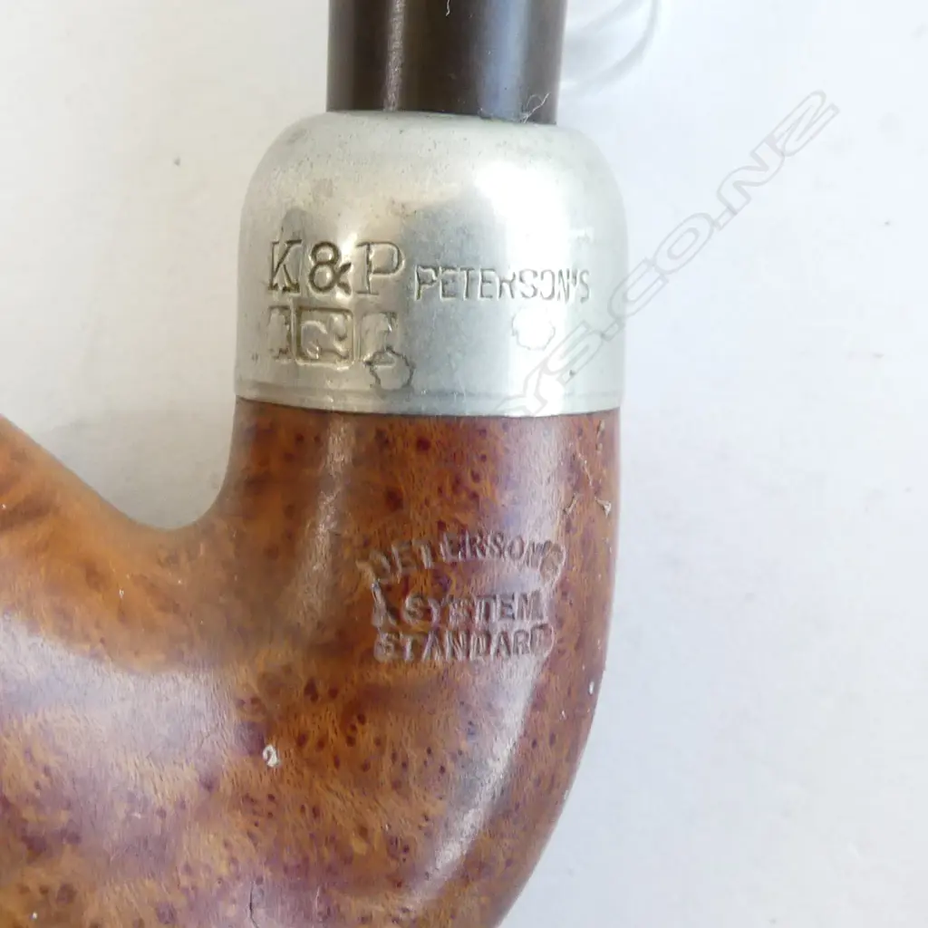 2 VINTAGE BRIAR PIPES, "EAGLE GENUINE BRIAR” & “PETERSON’S IRELAND” Image 1++