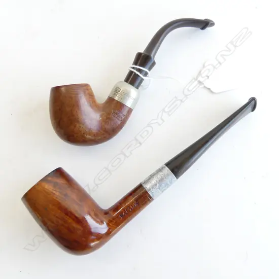 2 VINTAGE BRIAR PIPES, "EAGLE GENUINE BRIAR” & “PETERSON’S IRELAND”