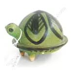 ANNEKE BORREN STUDIO POTTERY TURTLE 115mm dia Image 1++