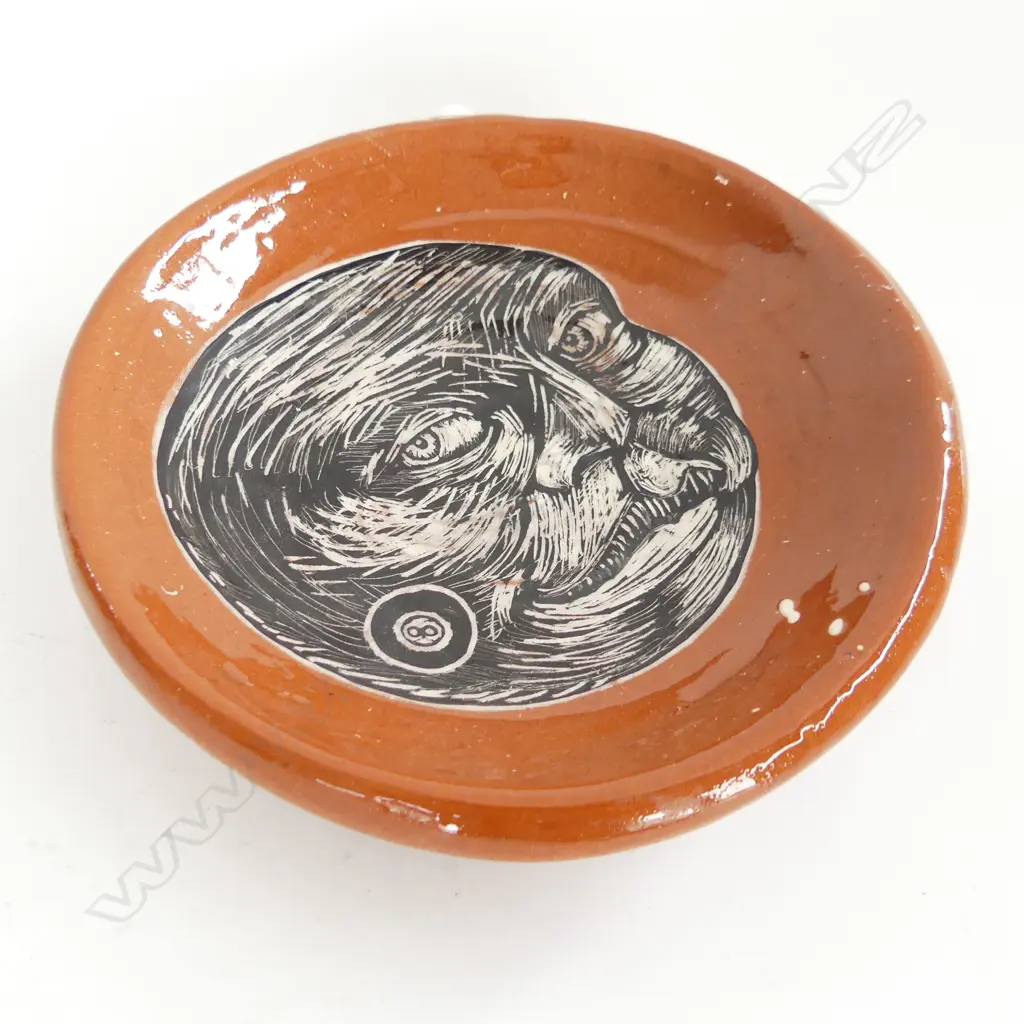 ANDY KINGSTON STUDIO POTTERY DISH 140mm dia Image 1++