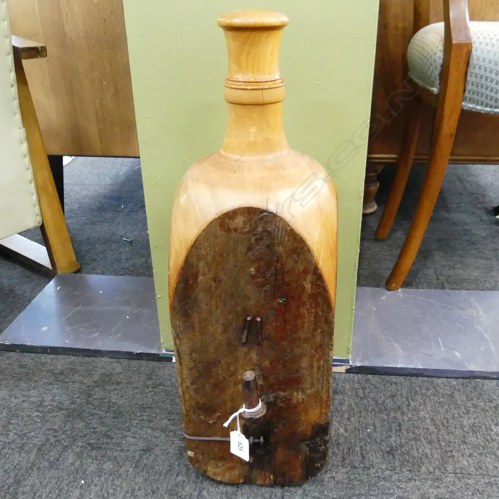 VINTAGE K&R GODWIN NZ GATE POST BOTTLE H540MM Image 1++