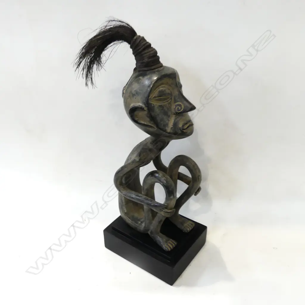BRONZE ABSTRACT TRIBAL FIGURE H.370mm Image 1++