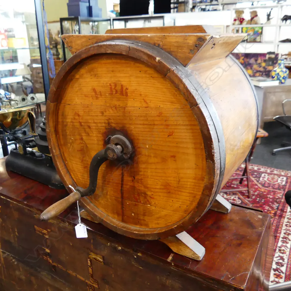 WOODEN BUTTER CHURN H.420mm Image 1++