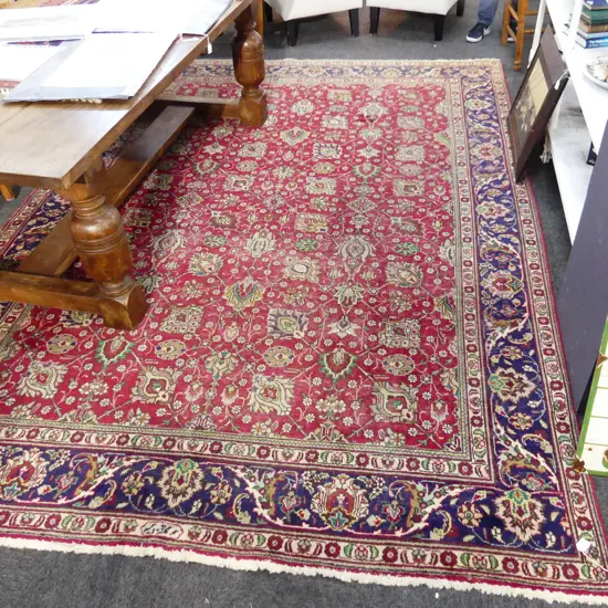 LG IRANIAN HAND KNOTTED WOOL PILE RUG 3400x2340mm