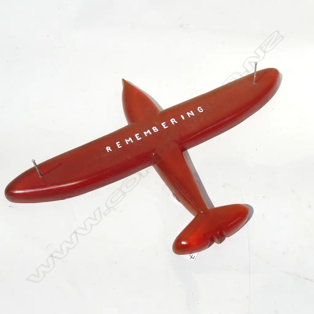 MICHELLE BRYANT, 'REMEMBERING' RESIN GLIDER, SIGNED, 2022 W.330 L.220mm *RTV* Image 1++