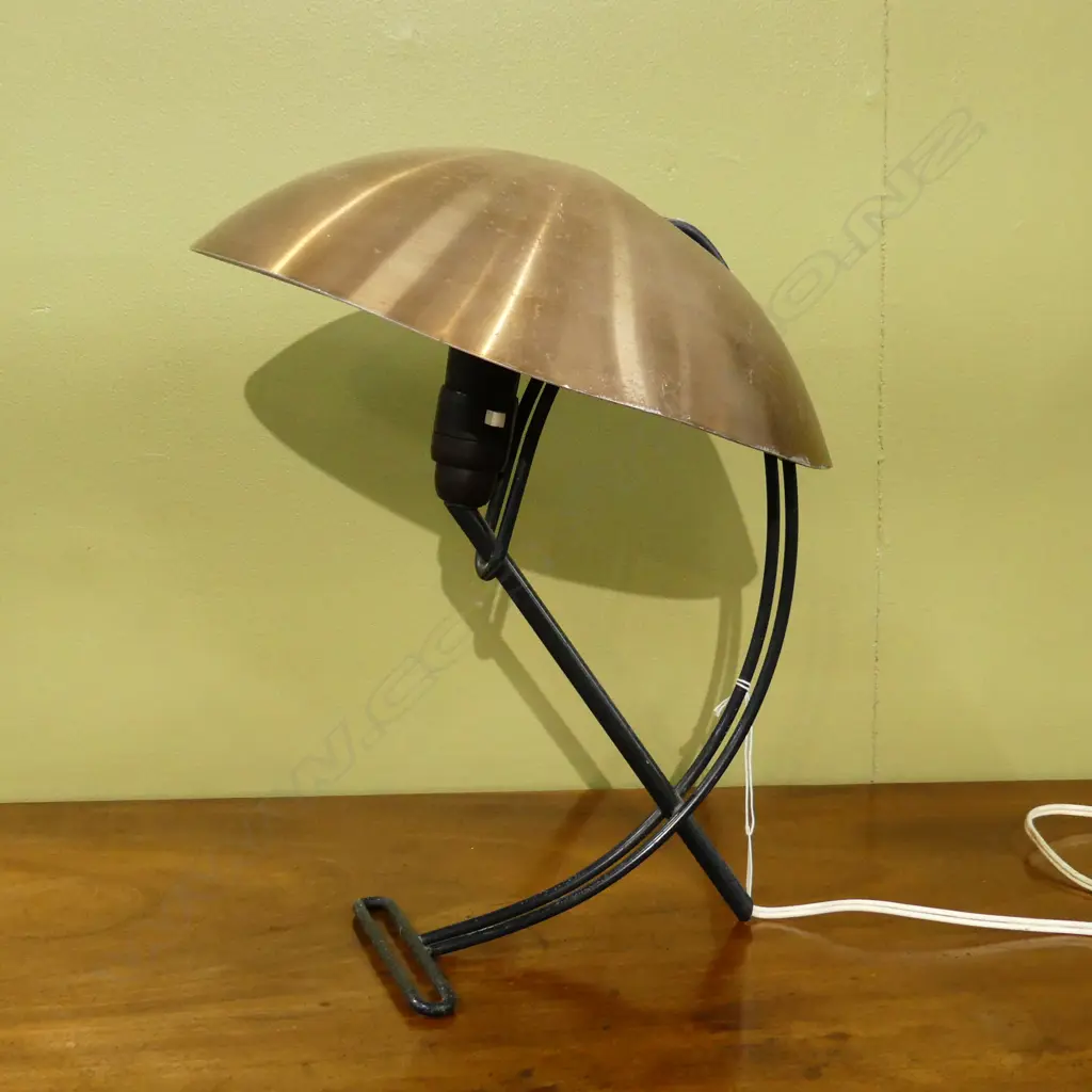ORIGINAL PHILIPS RETRO TABLE LAMP DESIGNED BY LOUIS KALFF 1957, WORKING ORDER H. 350 mm Image 1++