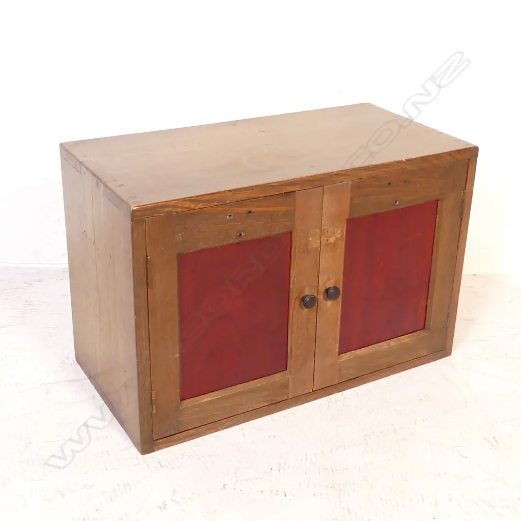 VINTAGE JAPANESE SMALL 2 DOOR CUPBOARD W.485mm Image 1++