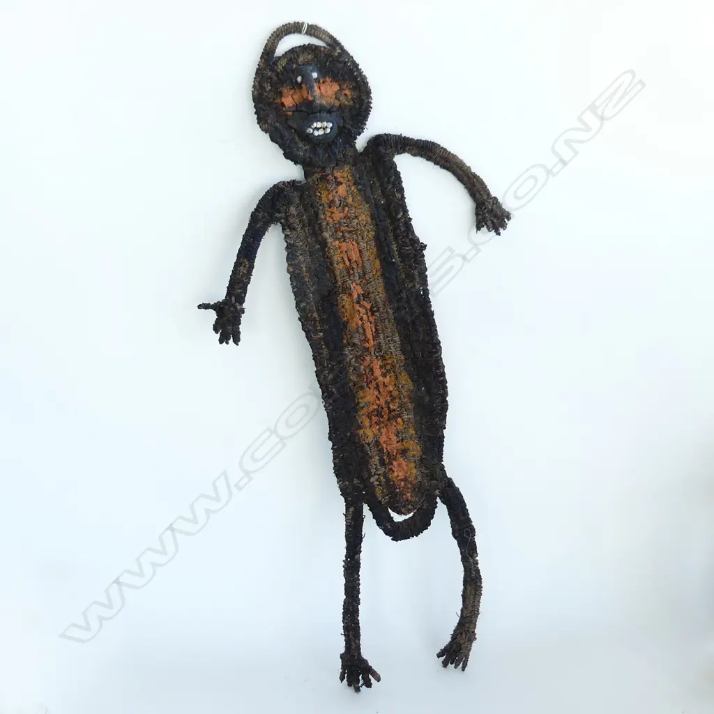 TIMBUWARRA SPIRIT FIGURE WOVEN BY WIRI PEOPLE OF SOUTHERN HIGHLANDS PNG H. 800Mmm Image 1++