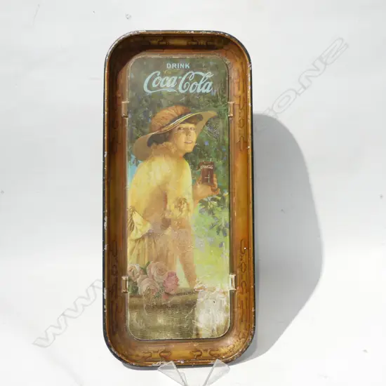 GENUINE 1916 'ELAINE' COCA COLA TRAY 