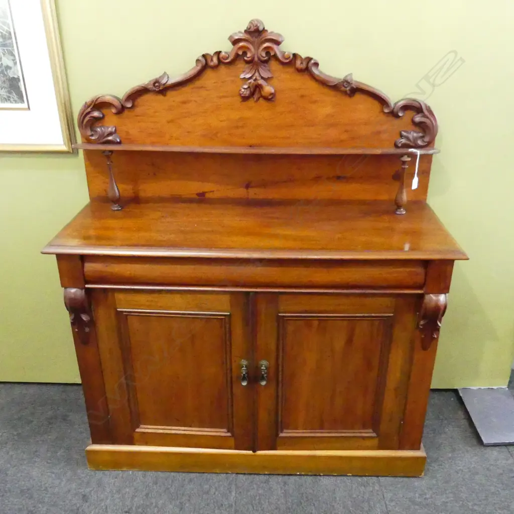 VICTORIAN MAHOGANY CHIFFIONER 1180x440x1450mm Image 1++